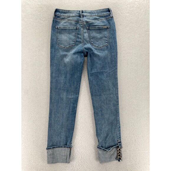 WHBM Everyday Soft Jeans‎ Women's Sz 2 Medium Wash Blue Stretch Denim Slim Ankle - Picture 13 of 13